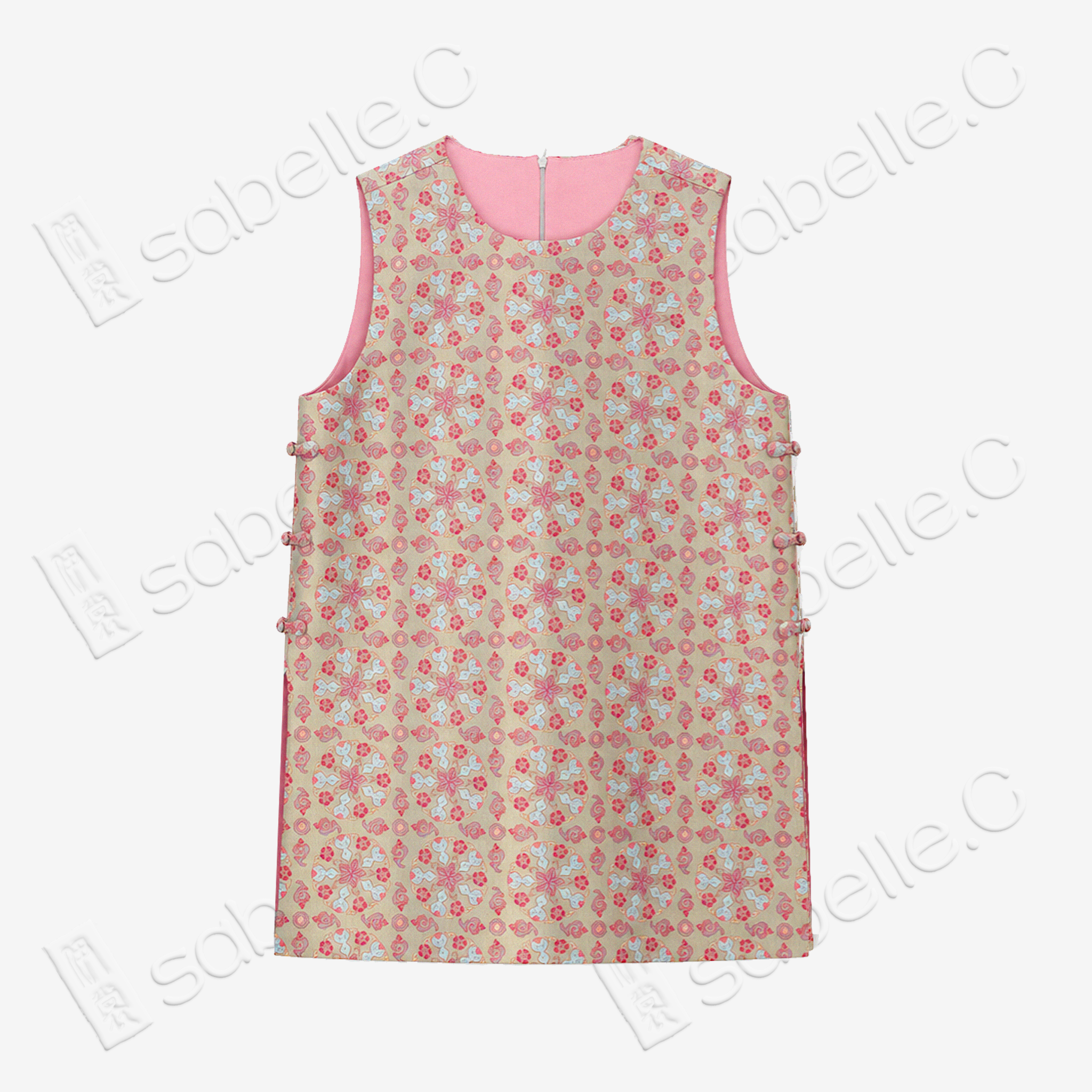 Blessed Gourd Treasure Bloom Shu Brocade Top - 錦祿寶相蜀錦上衣