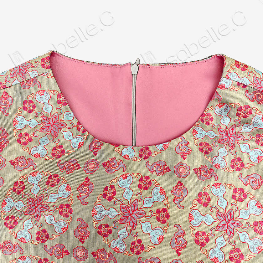 Blessed Gourd Treasure Bloom Shu Brocade Top - 錦祿寶相蜀錦上衣