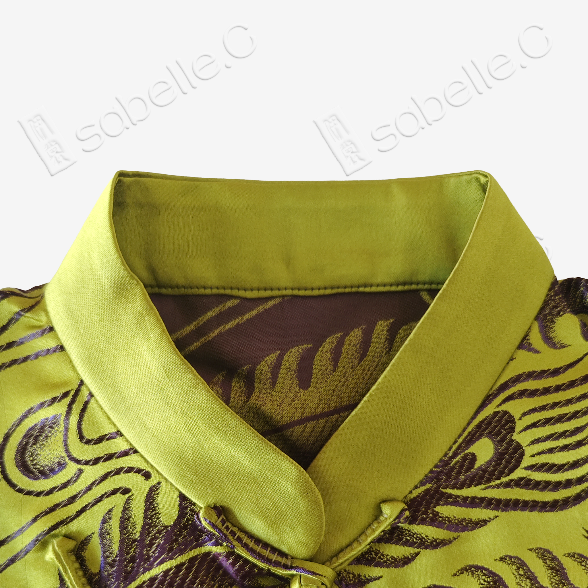 Vintage Silk Top with Dragon Pattern - 古董真絲老緞上衣