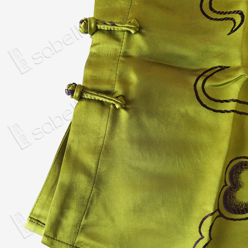 Vintage Silk Top with Dragon Pattern - 古董真絲老緞上衣