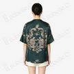 Vintage Silk Blouse - 「翠淵龍吟」古董真絲上衣