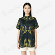 Phoenix Vintage Silk Satin Blouse - 古董真絲老緞短袖上衣
