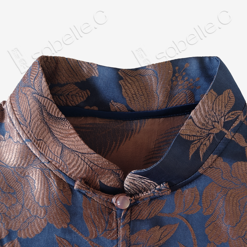 Vintage Silk Blouse - 「藍澤鳳綺」古董真絲上衣