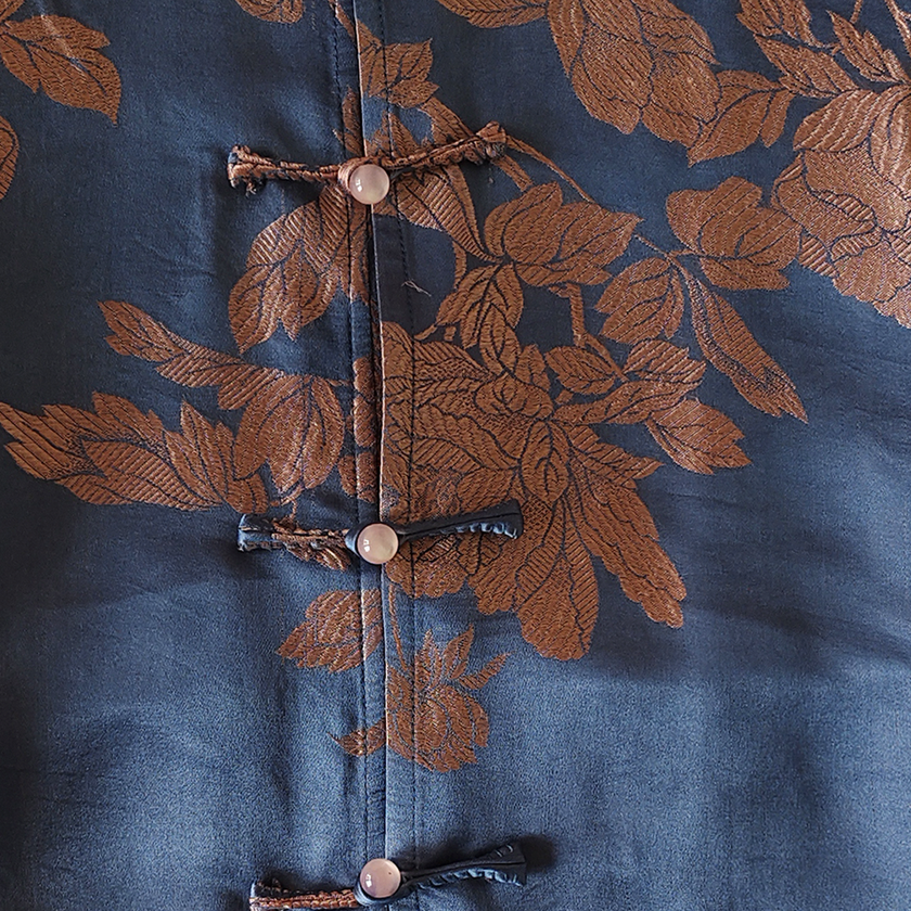 Vintage Silk Blouse - 「藍澤鳳綺」古董真絲上衣