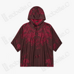 Crimson Dragon & Peony Antique Silk Hoodie - 絳紅龍紋牡丹古董真絲連帽衛衣