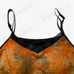 Gambiered Canton Silk Back Detail Cami Top - 香雲紗美背吊帶背心