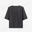 Tortoise Crack Pattern Gambiered Canton Silk Top - 龜裂紋香雲紗上衣