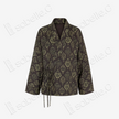 Vintage‑Floral Gambiered Canton Silk Wrap‑Front Jacket - 寶相花皮子料重磅香雲紗上衣