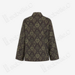 Vintage‑Floral Gambiered Canton Silk Wrap‑Front Jacket - 寶相花皮子料重磅香雲紗上衣