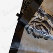Vintage Brown Ink Lotus Vintage Silk Satin Top - 「古棕墨荷」真絲老緞上衣