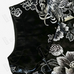 Vintage Brown Ink Lotus Vintage Silk Satin Top - 「古棕墨荷」真絲老緞上衣