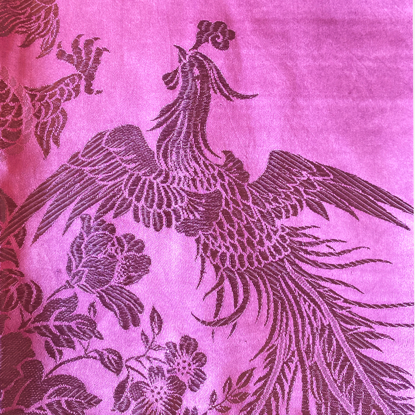 Dragon & Phoenix Peony Antique Silk Waistcoat - 「龍鳳牡丹」古董真絲面料馬甲