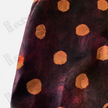 Gilded Polka Dot Gambiered Canton Silk Sleeveless Top - 鎏金波點香雲紗上衣