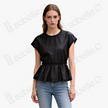 Gambiered Canton Silk Blouse - 香雲紗上衣