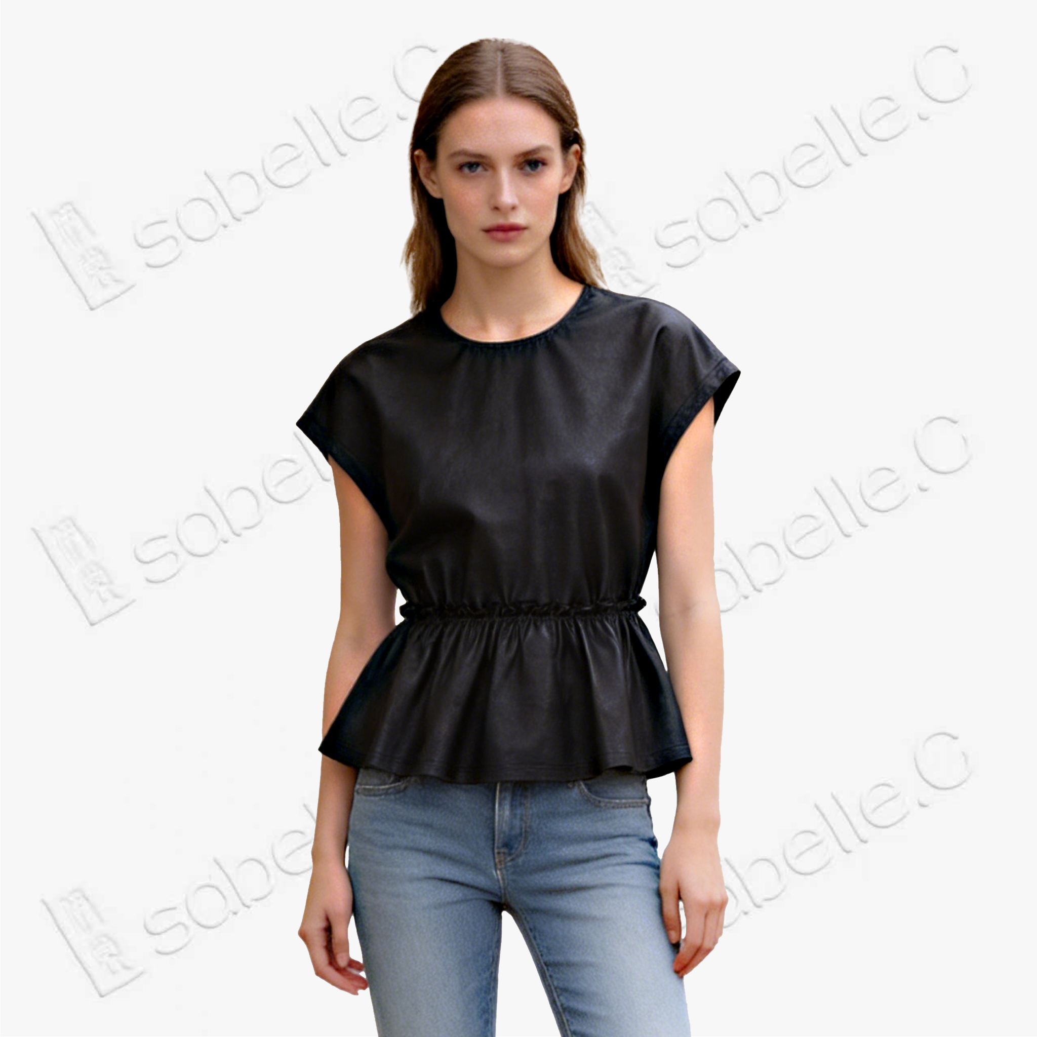 Gambiered Canton Silk Blouse - 香雲紗上衣