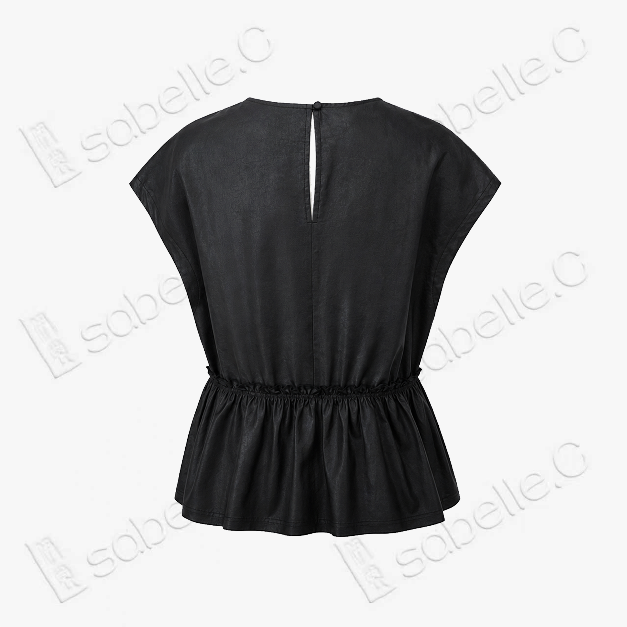 Gambiered Canton Silk Blouse - 香雲紗上衣