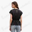 Gambiered Canton Silk Blouse - 香雲紗上衣