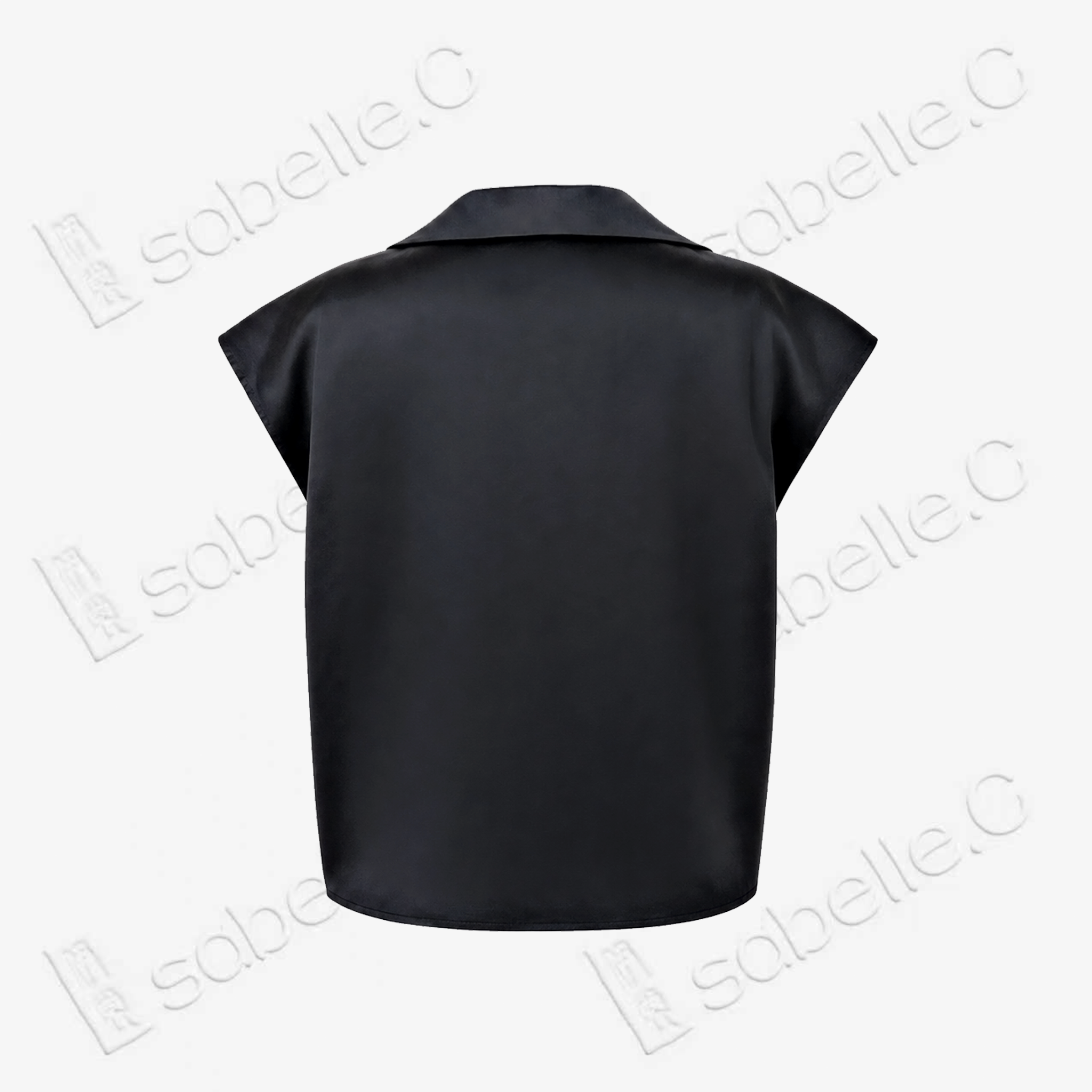 Gambiered Canton Silk Blouse - 香雲紗上衣