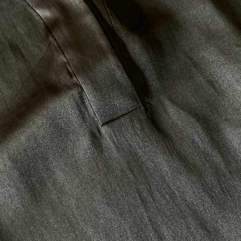 Gambiered Canton Silk Blouse - 香雲紗上衣
