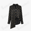 Gilded Polka Dot Gambiered Canton Silk Shirt - 「鎏金波點」香雲紗襯衫
