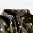Gilded Polka Dot Gambiered Canton Silk Shirt - 「鎏金波點」香雲紗襯衫