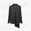 Gilded Polka Dot Gambiered Canton Silk Shirt - 「鎏金波點」香雲紗襯衫