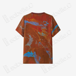 Flowing Sunset Landscape Gambiered Canton Silk Top - 「流霞山水」香雲紗上衣
