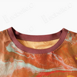 Flowing Sunset Landscape Gambiered Canton Silk Top - 「流霞山水」香雲紗上衣