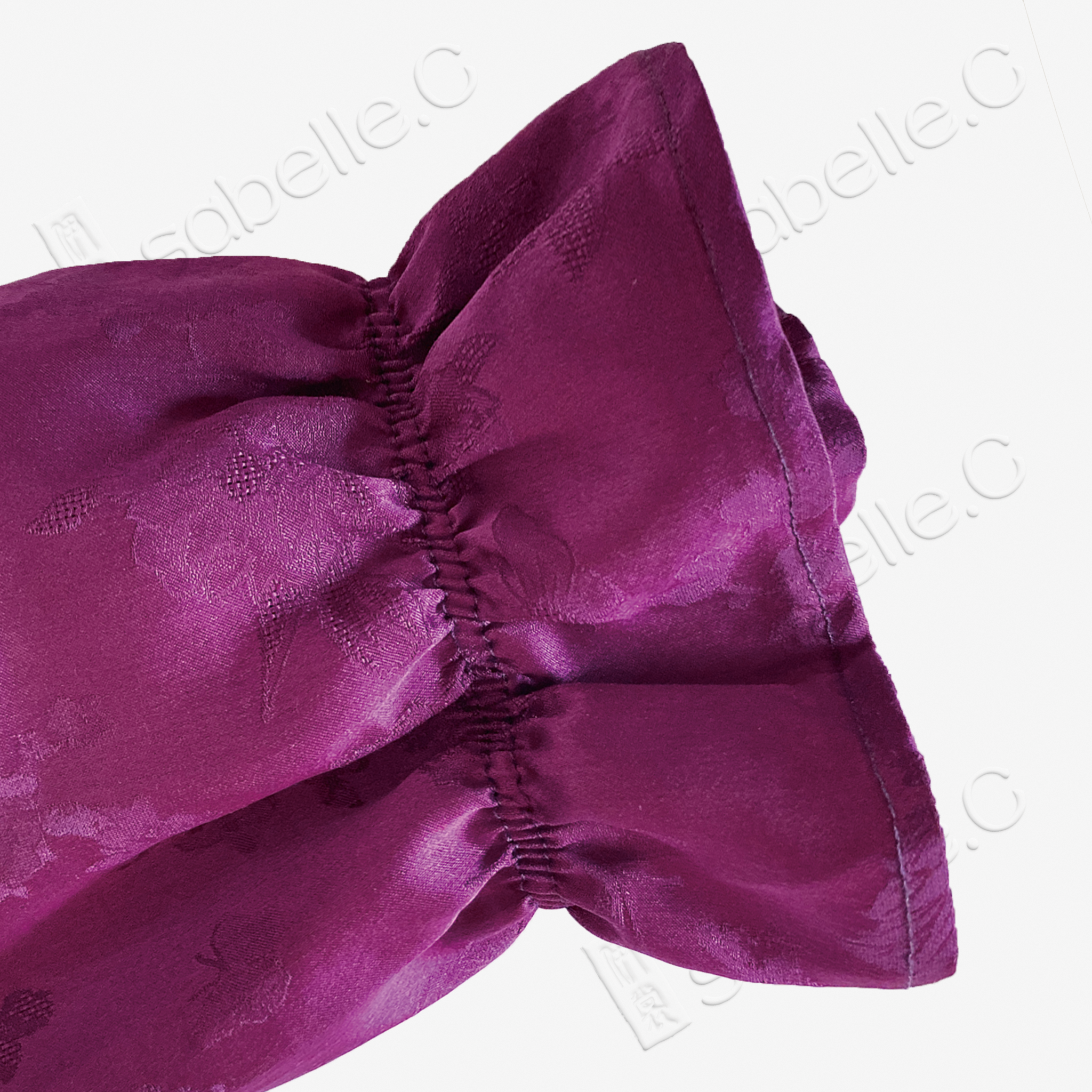Violet Hua Luo Gambiered Canton Silk Shirt - 堇紫花蘿香雲紗襯衫