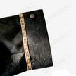 Jet Black Gilded Border Gambiered Canton Silk Set - 「玄綺金緣」香雲紗套裝