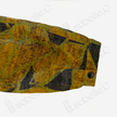 Ochre Yellow Broken Rock Gambiered Canton Silk Blouse -  「赭黃碎岩」香雲紗襯衫