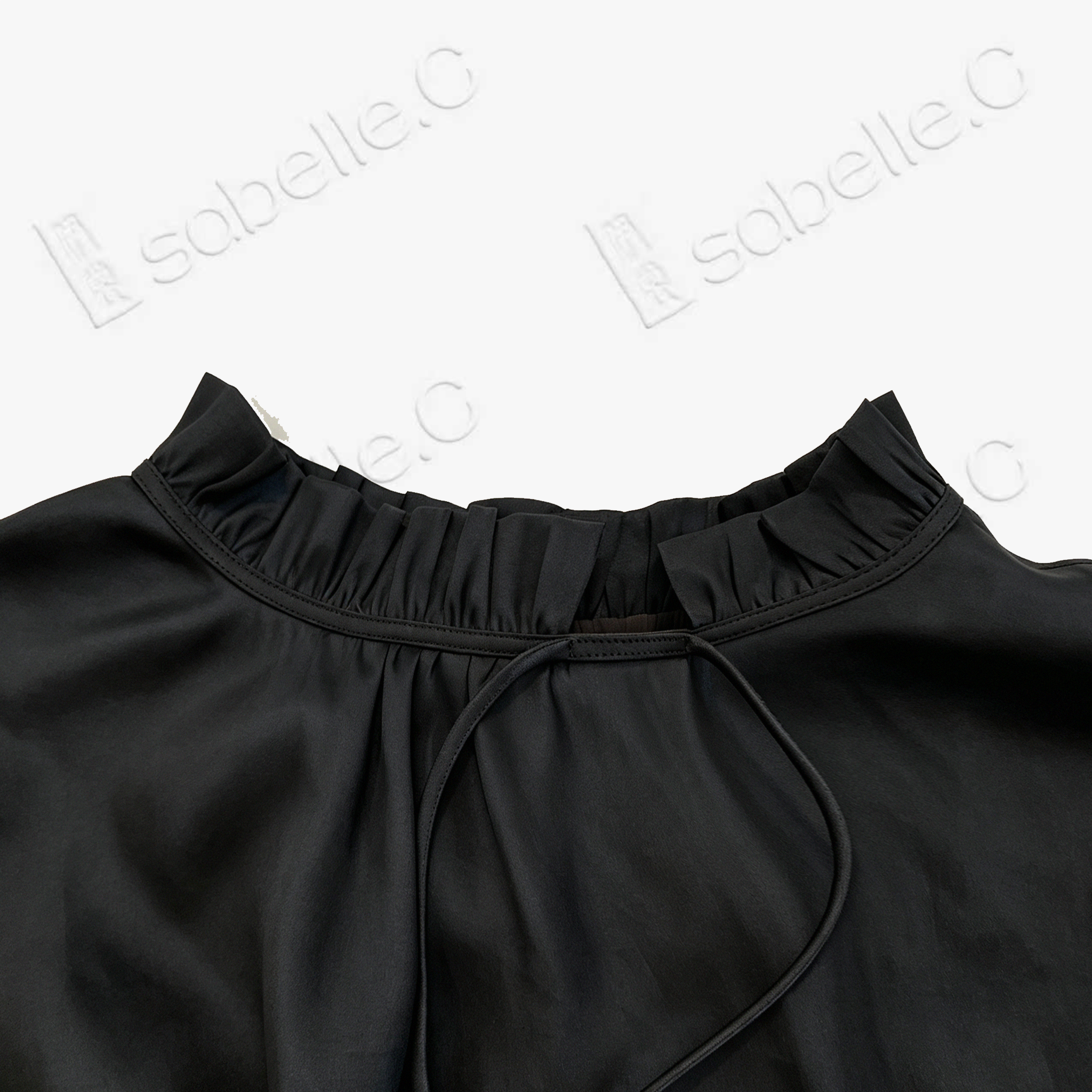 Gambiered Canton Silk Blouse - 香雲紗上衣