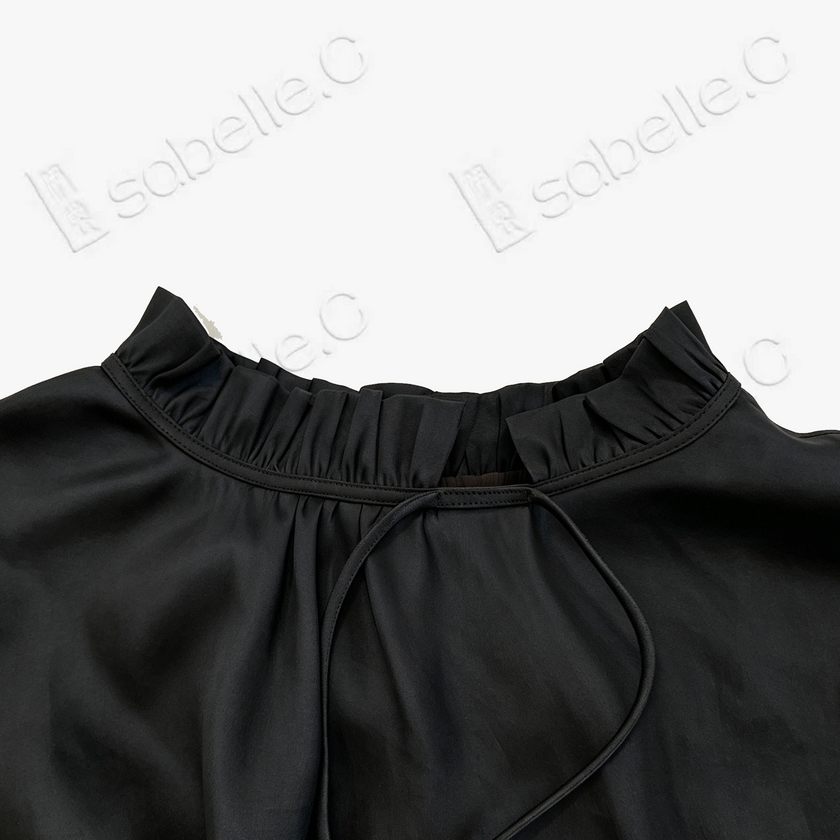 Gambiered Canton Silk Blouse - 香雲紗上衣