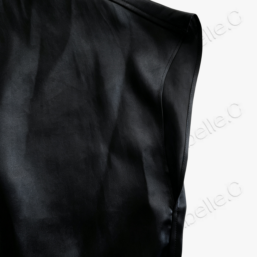 Gambiered Canton Silk Blouse - 香雲紗上衣