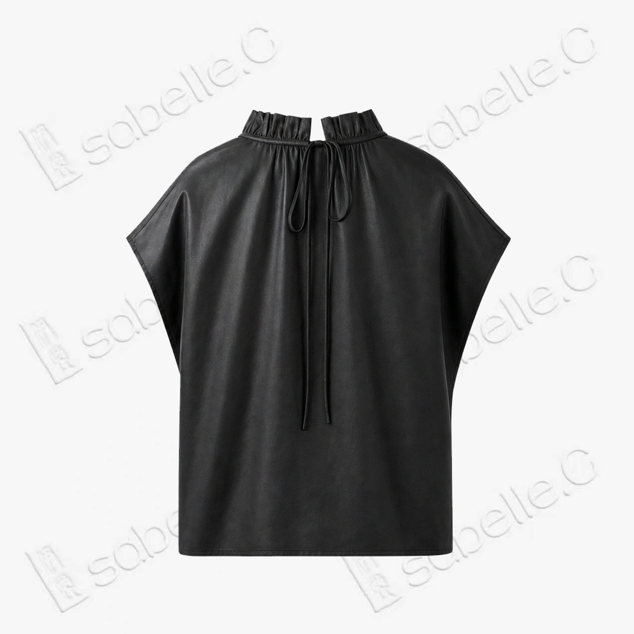 Gambiered Canton Silk Blouse - 香雲紗上衣