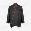 Gambiered Canton Silk Wrap Jacket - 「幽筠墨影」香雲紗外套