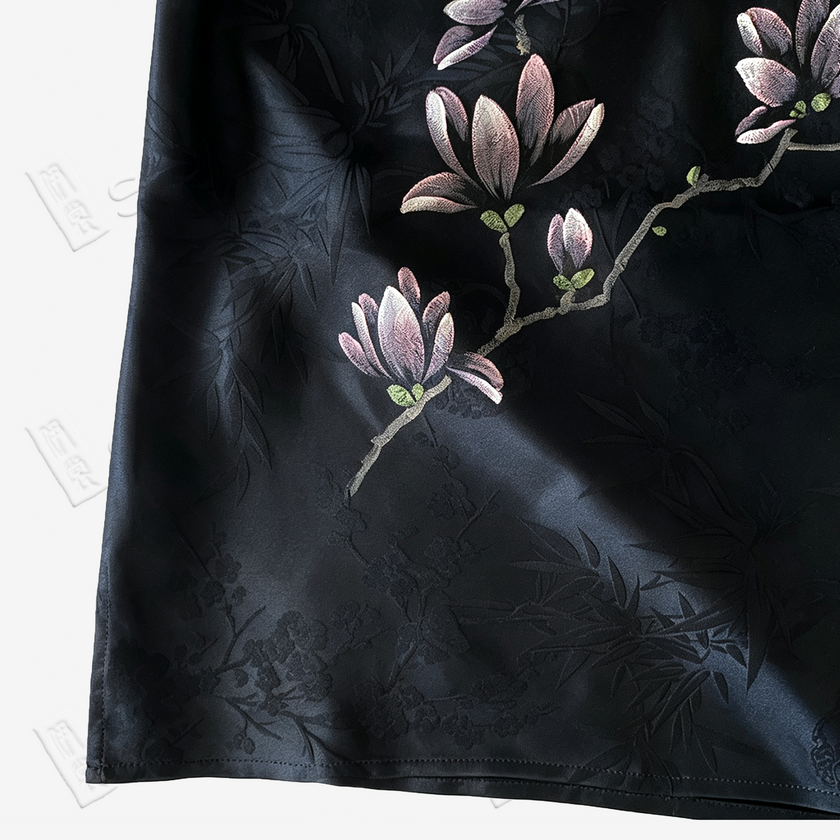 Gambiered Canton Silk Set - 香雲紗套裝
