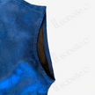 Gambiered Canton Silk Top - 「霧藍暗花」香雲紗立領上衣