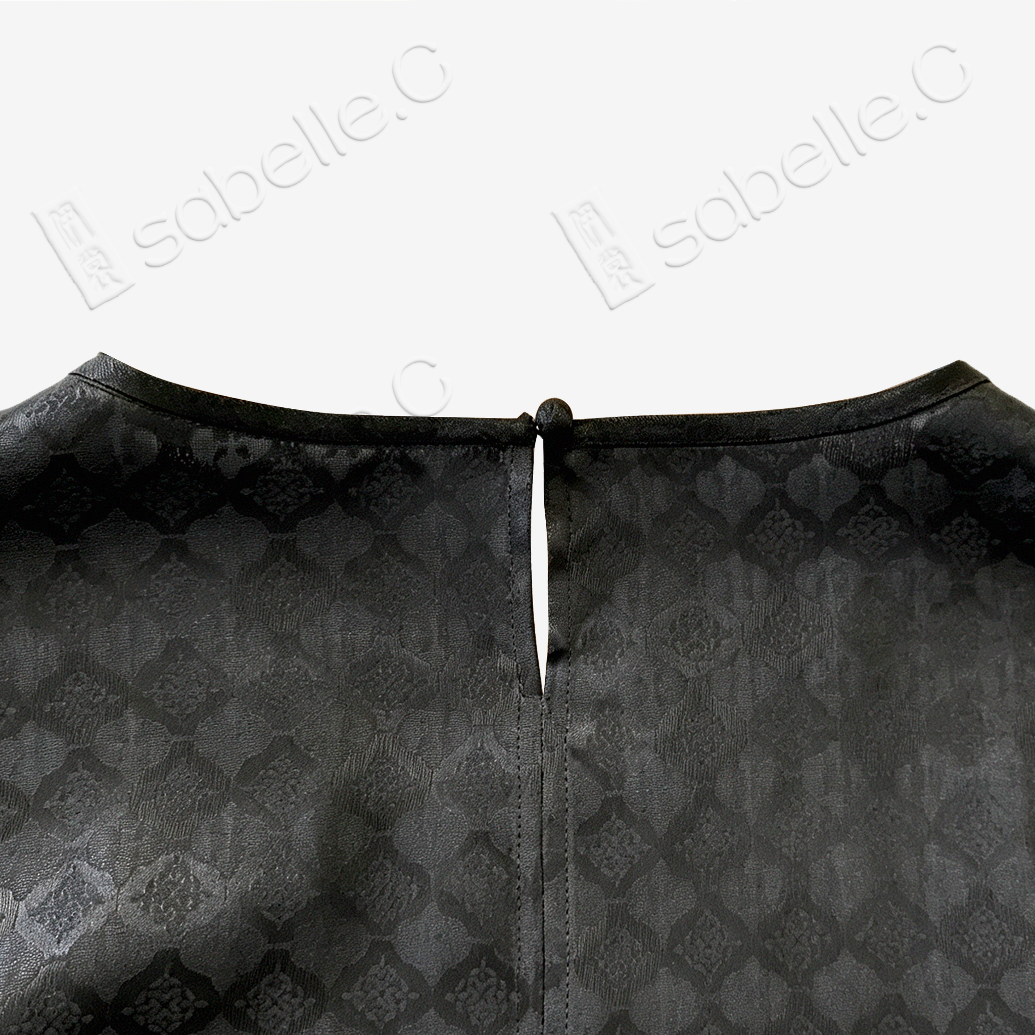 Gambiered Canton Silk Blouse - 香雲紗上衣