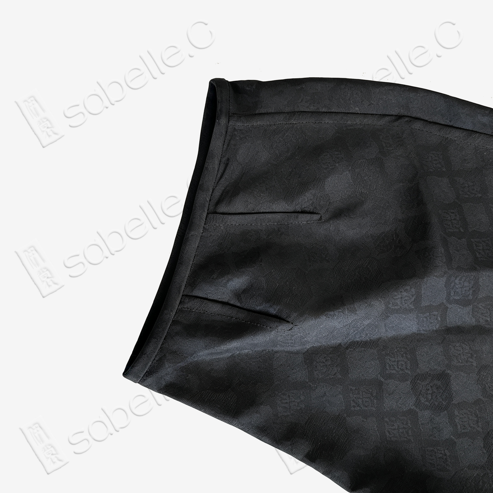 Gambiered Canton Silk Blouse - 香雲紗上衣