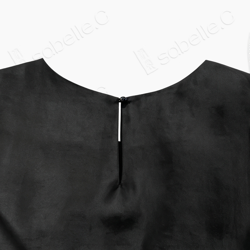 Gambiered Canton Silk Blouse - 香雲紗上衣