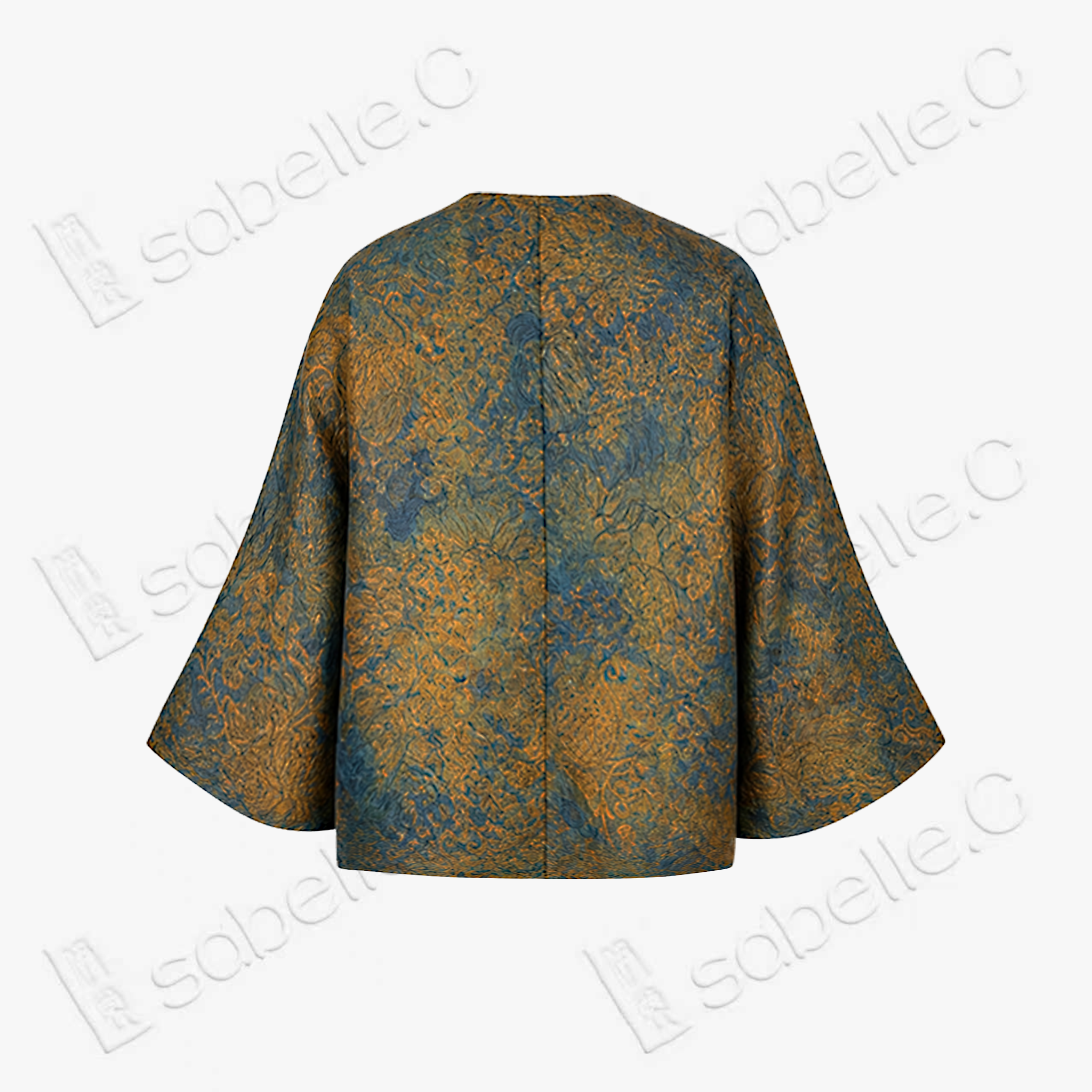 Gambiered Canton Silk Blouse - 「絳金遙歲」香雲紗上衣