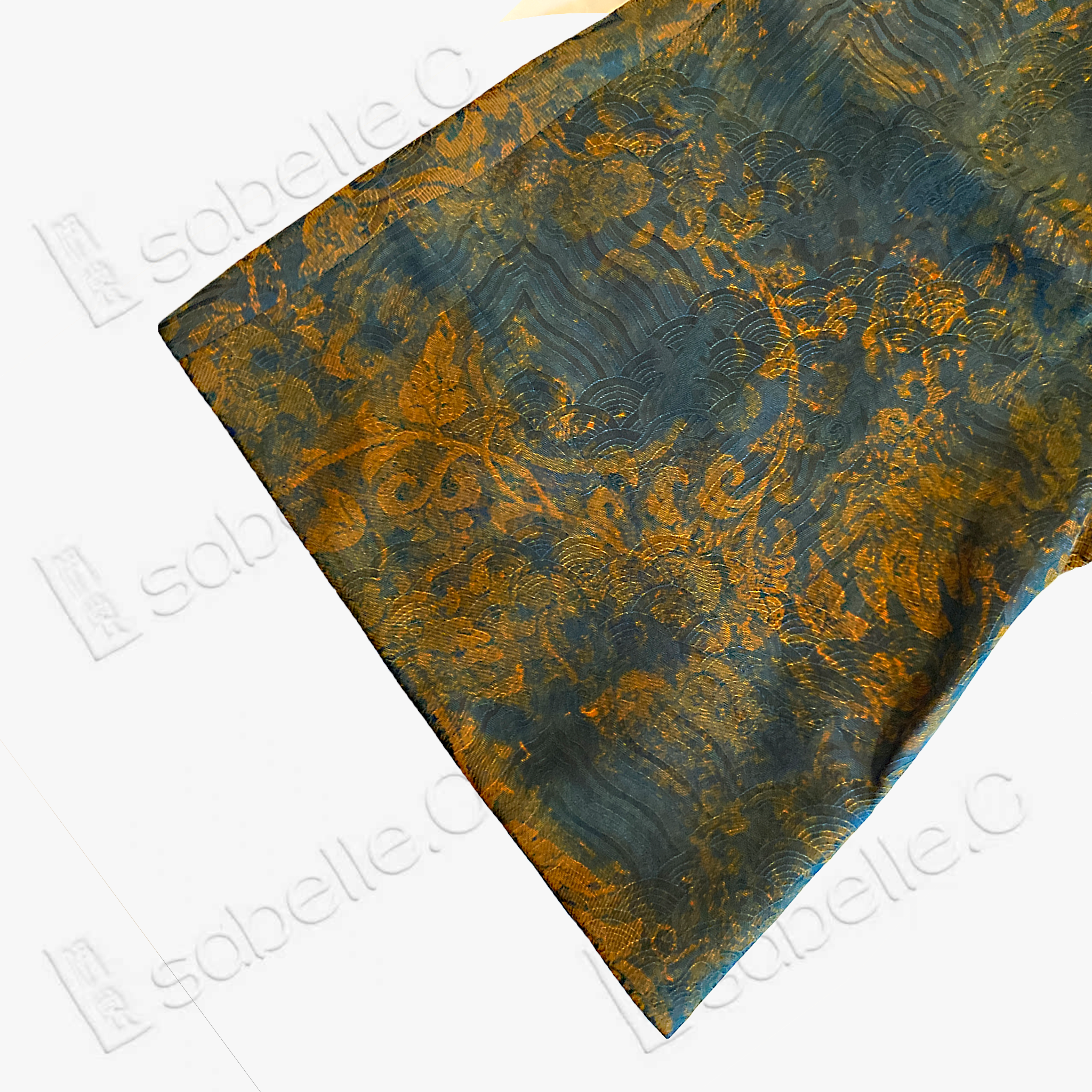 Gambiered Canton Silk Blouse - 「絳金遙歲」香雲紗上衣