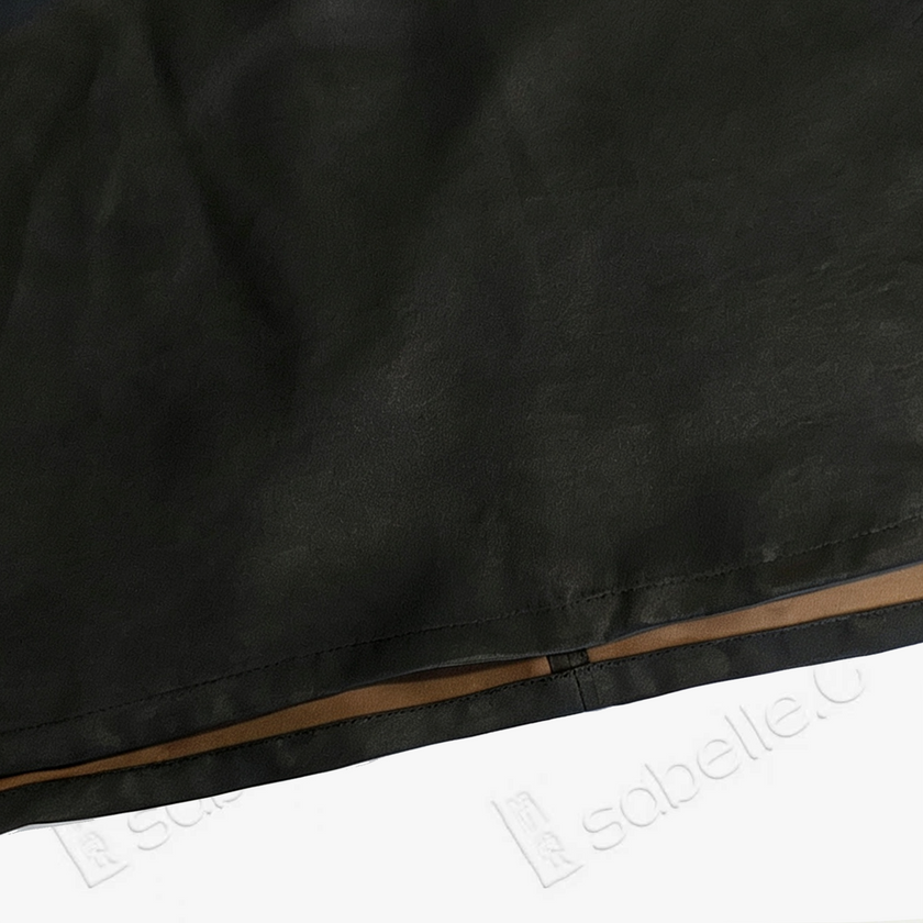Gambiered Canton Silk Blouse - 香雲紗上衣