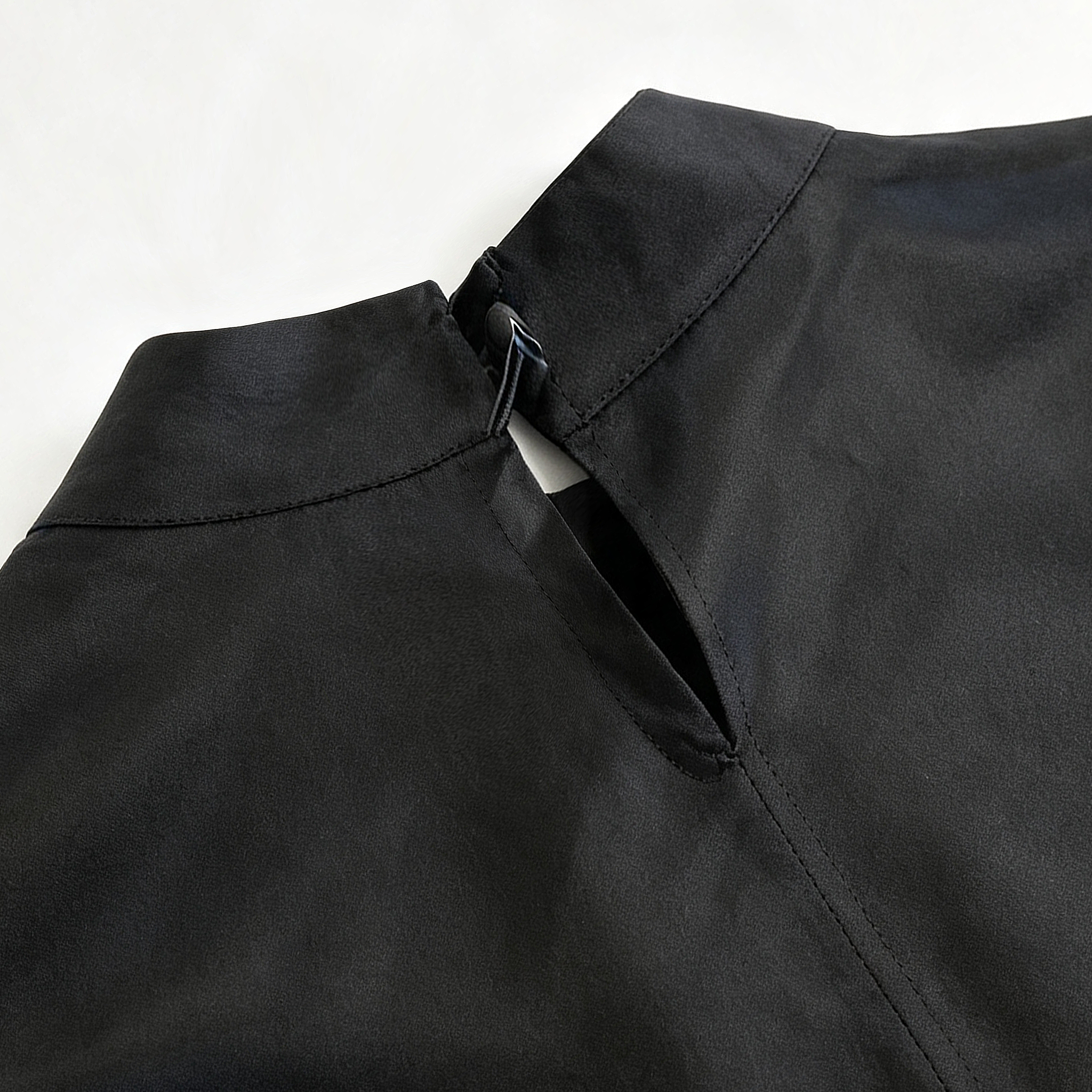 Gambiered Canton Silk Blouse - 香雲紗上衣