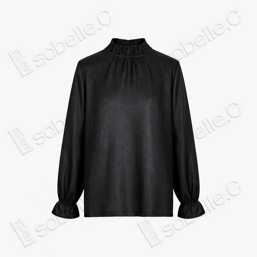 Gambiered Canton Silk Blouse - 香雲紗上衣
