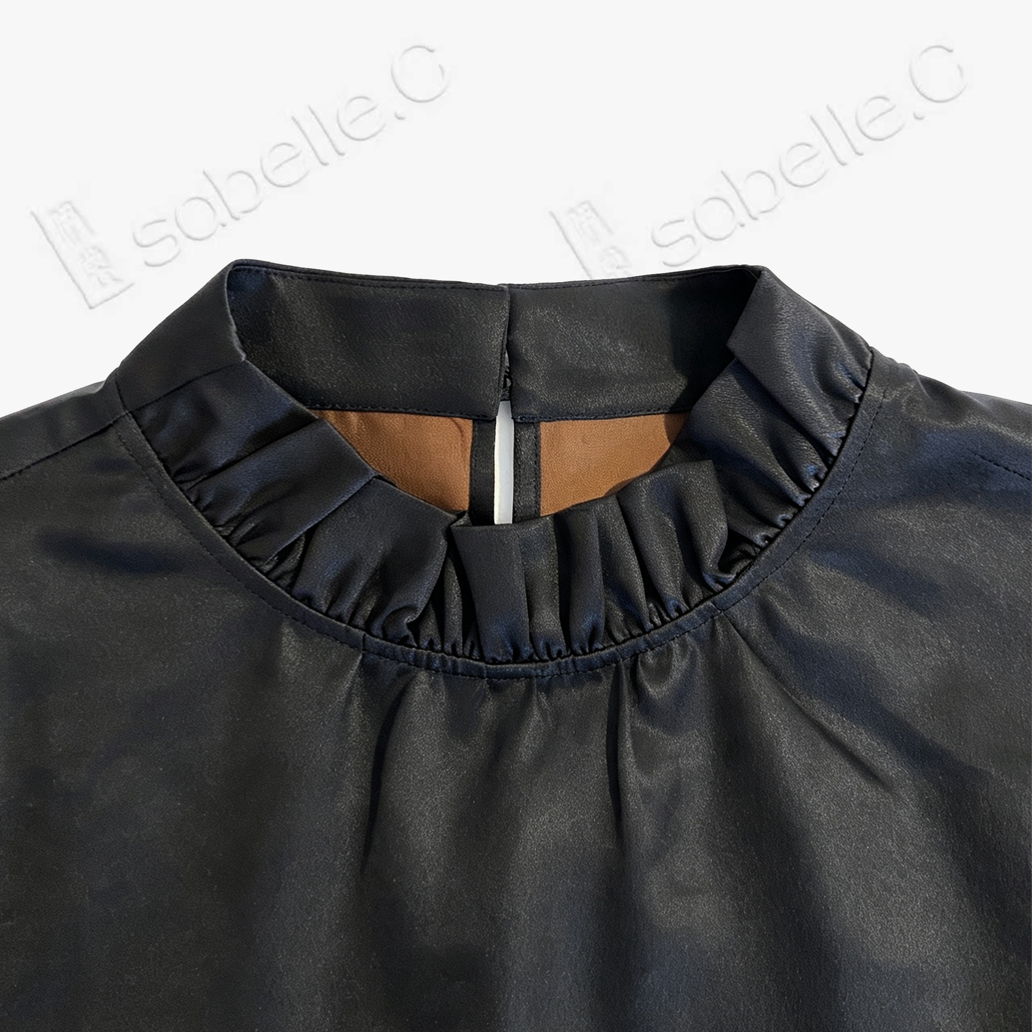 Gambiered Canton Silk Blouse - 香雲紗上衣