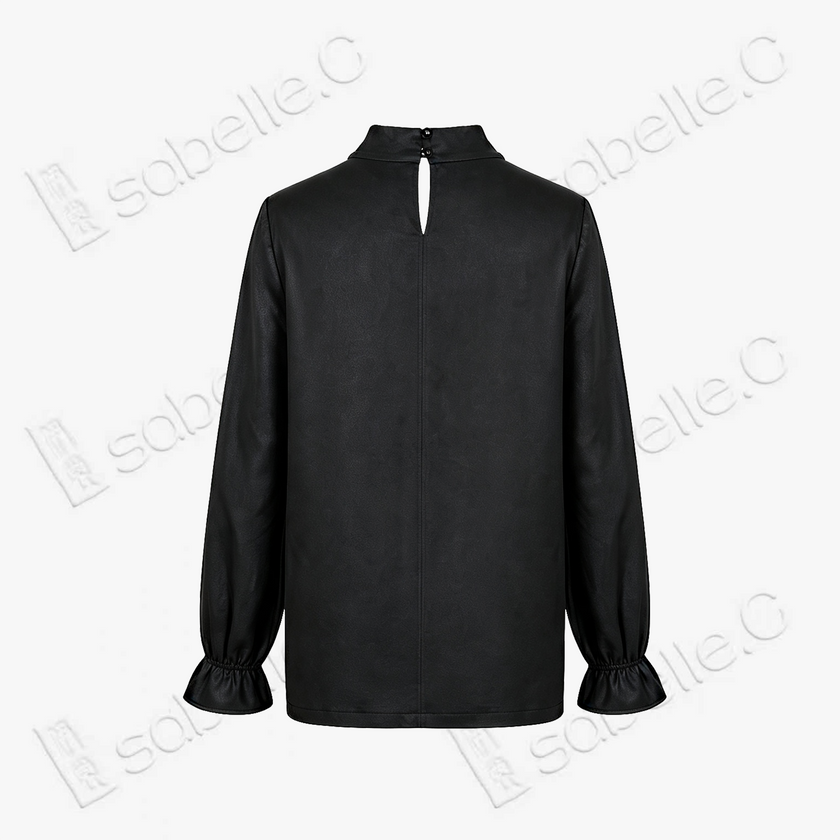 Gambiered Canton Silk Blouse - 香雲紗上衣