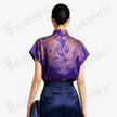 Vintage Silk‑Satin Stand‑Collar Blouse - 真絲老緞立領上衣