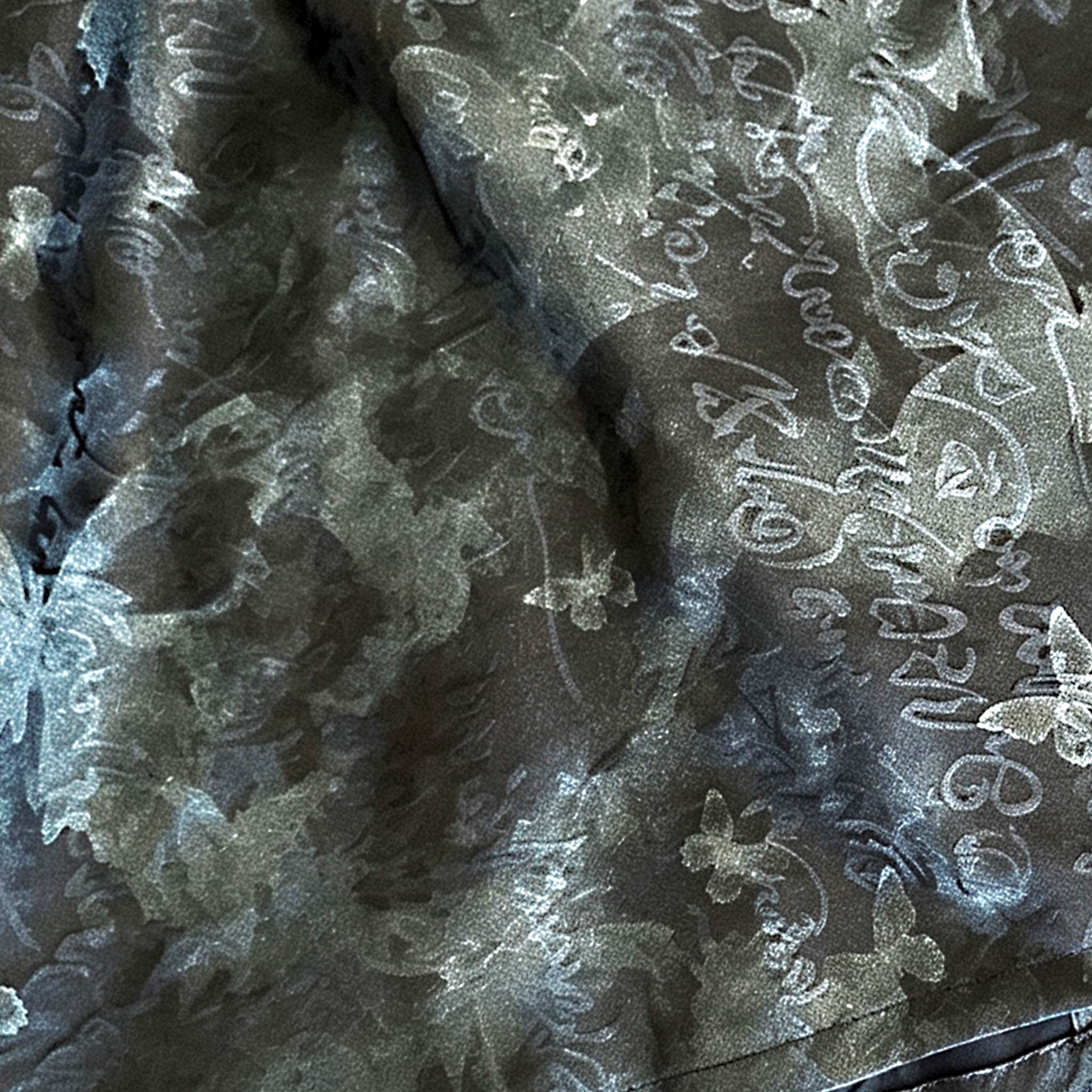 Gambiered Canton Silk Blouse - 「幽蝶煙澱」香雲紗襯衫